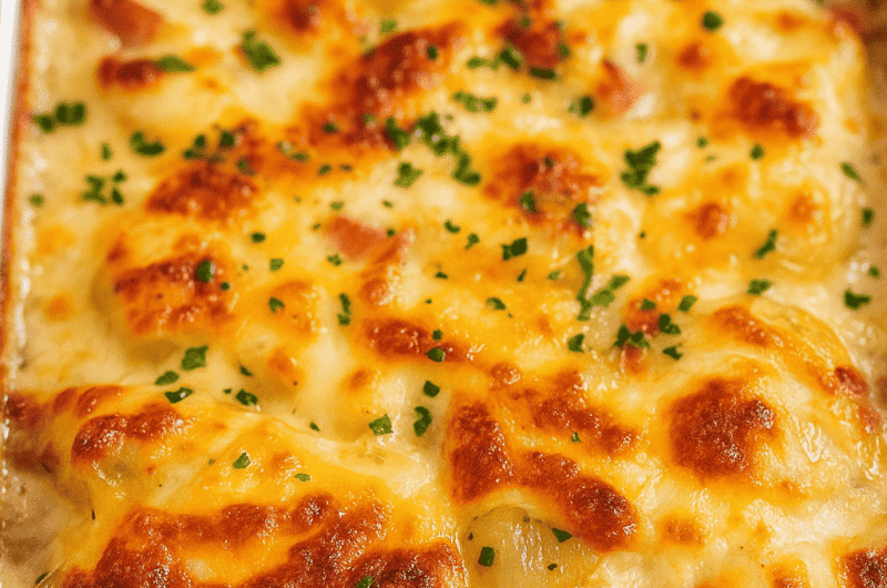 A cherished meal | Oven-Baked Potato and Cheese Gratin