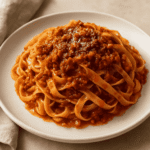 Homemade Beef Ragù alla Bolognese Pasta