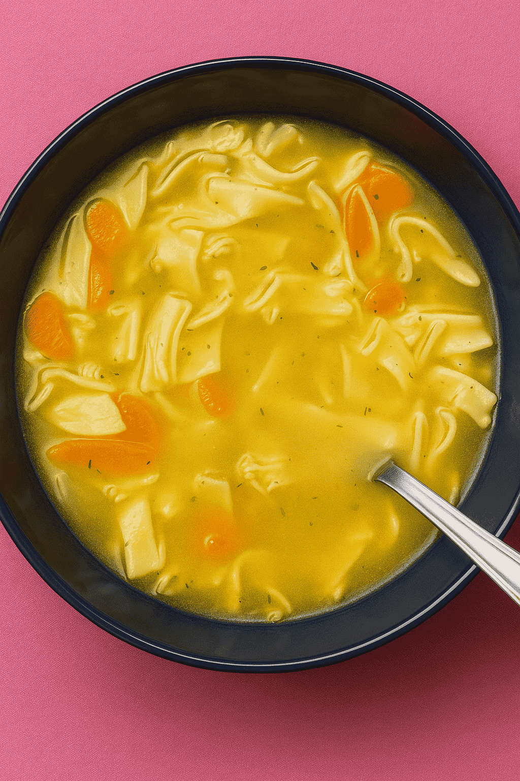 Homemade Chicken Noodle Soup with Chicken Breast