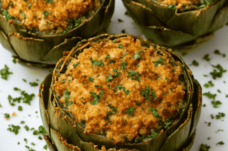 Sicilian Style Stuffed Artichokes