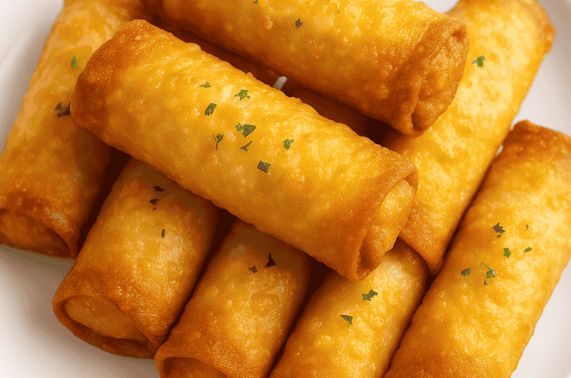 Crab Rangoon Egg Rolls