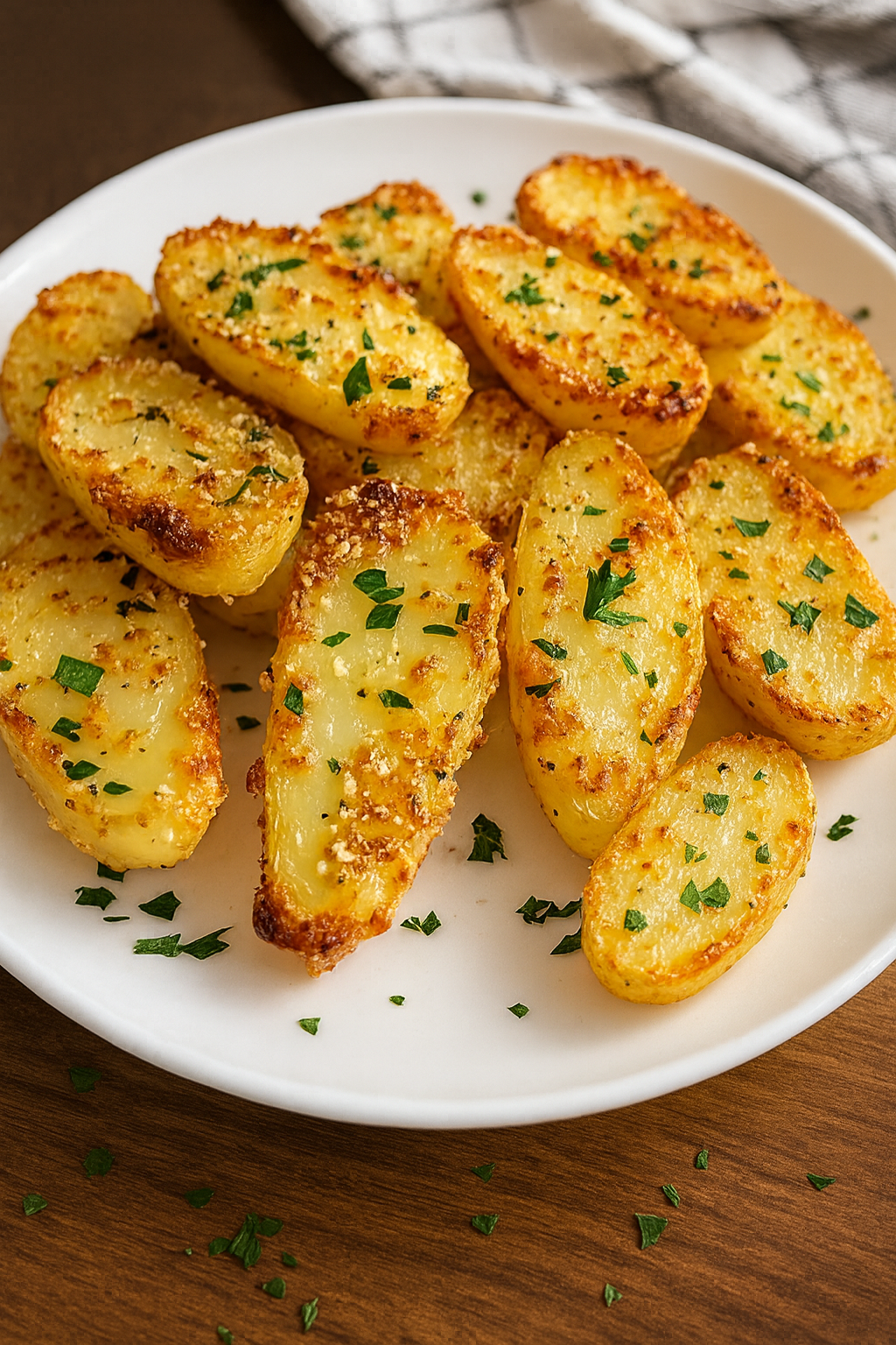 Crispy Parmesan Roasted Potatoes