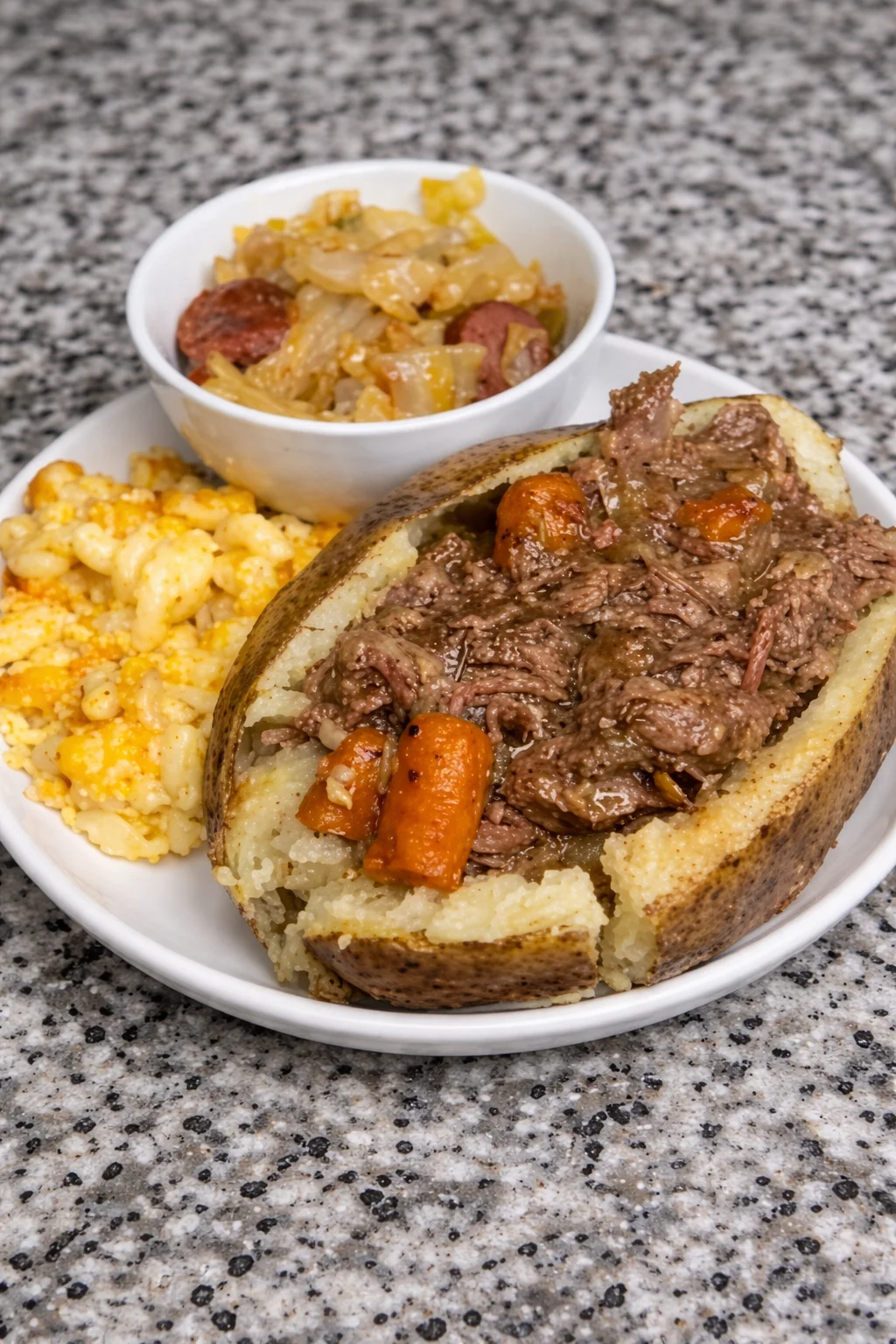 Roast Beef Loaded Baked Potato