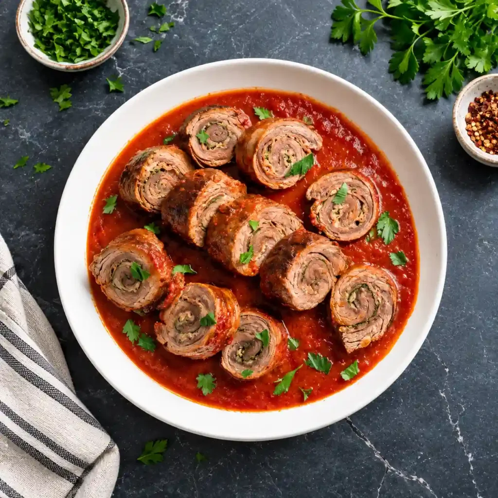 Italian Beef Braciole