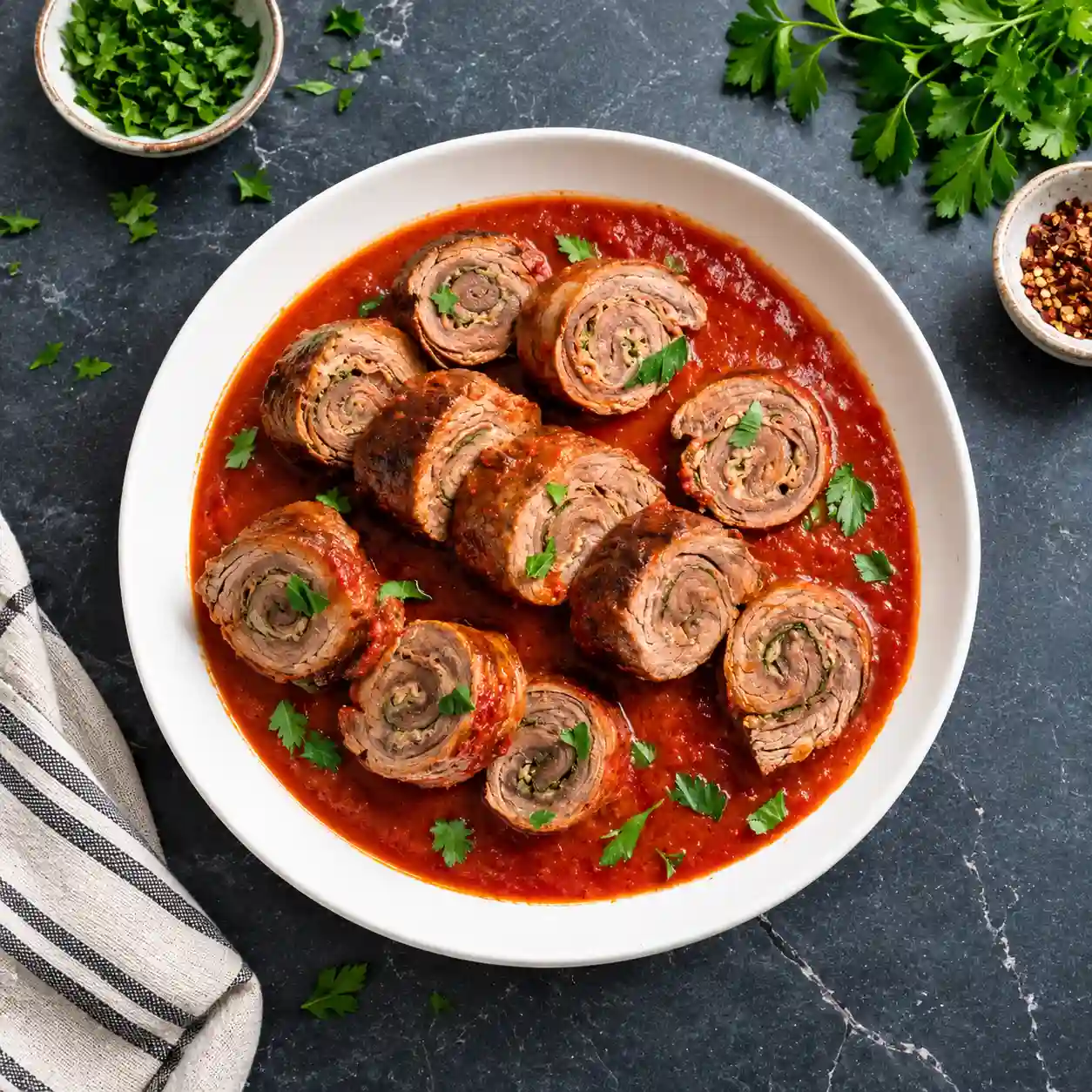 Italian Beef Braciole