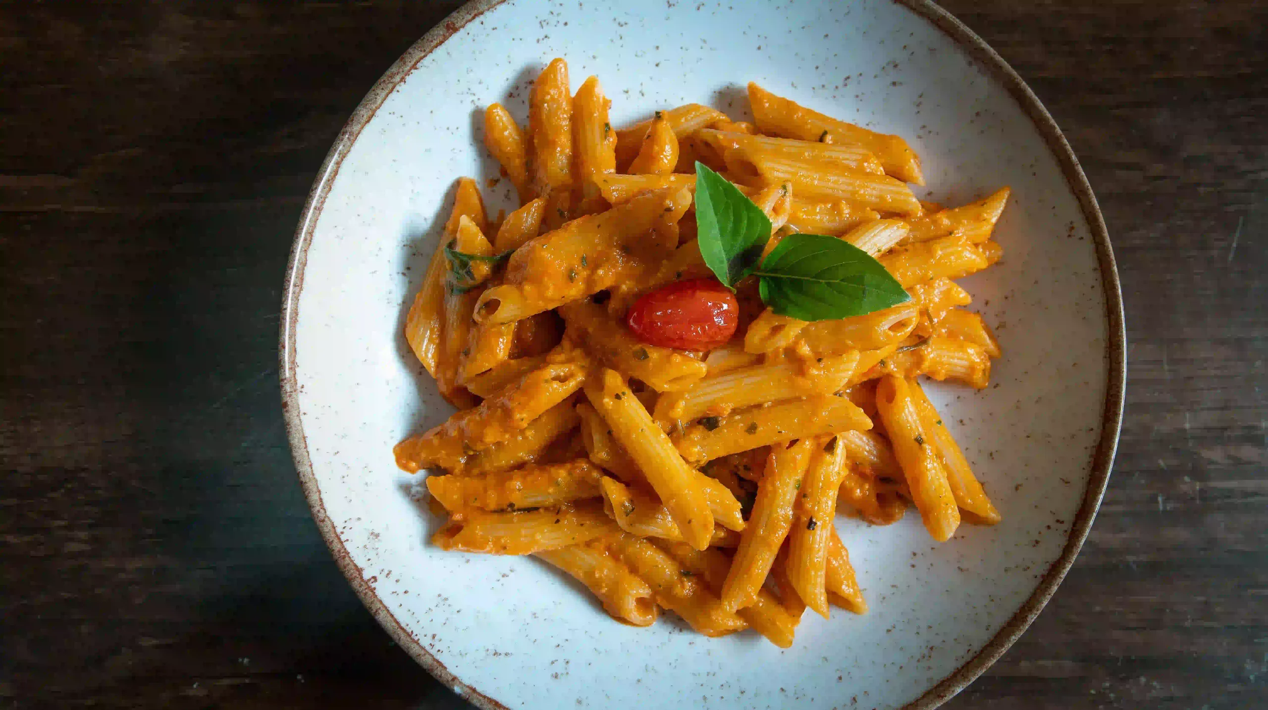 Creamy Tomato Basil Penne Pasta
